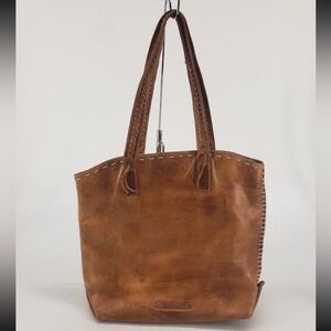 Women’s Bed Stu Barra Tan Rustic Leather Tote Bag
